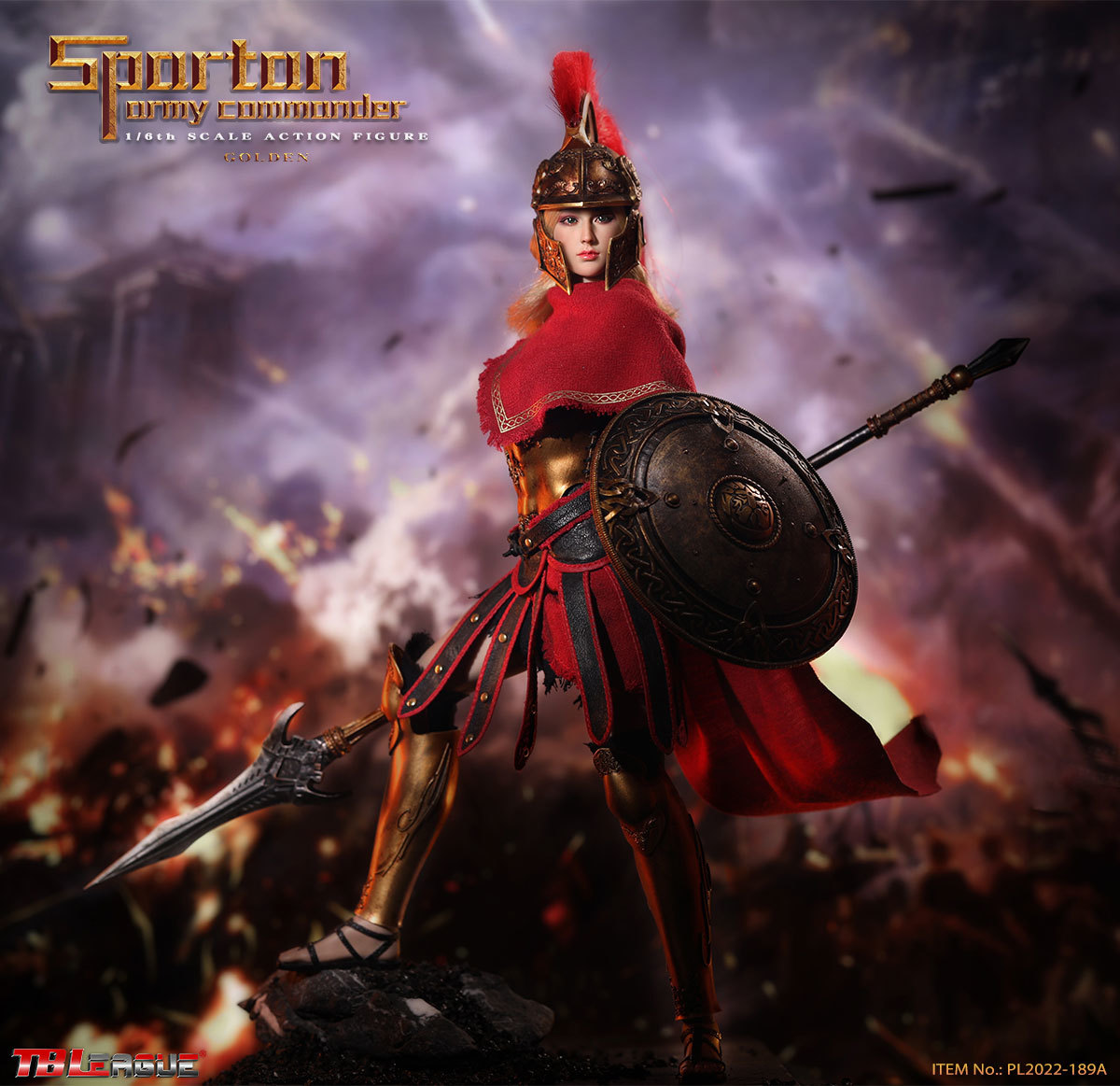 TBLeague 1/6 Spartan Army Commander Golden.Ver 未開封新品 PL2022-189A スパルタ アーミー コマンダー 検) ホットトイズ TBリーグ拍卖