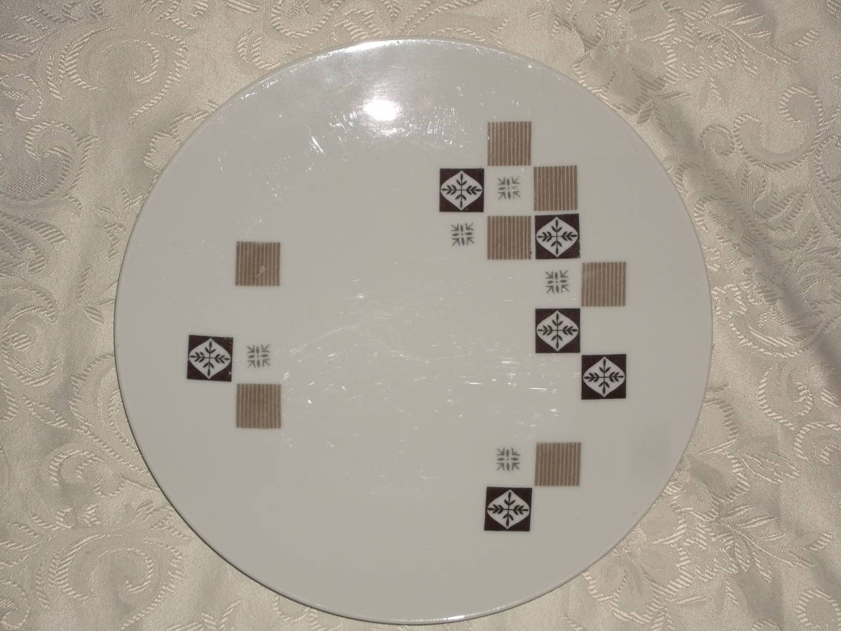昭和レトロ★GOLDchina平皿パスタプレート★アンティーク中古拍卖