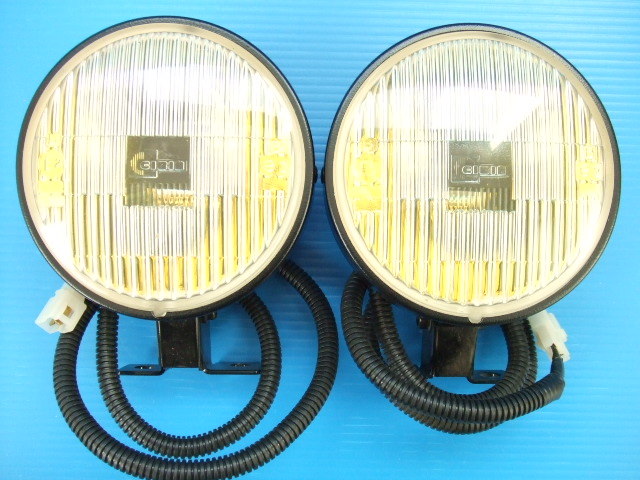 新品 ダイハツ純正 テリオス シビエ 丸型 フォグランプ 旧車 ビサージュ CIBIE40 H3バルブ デュアルカウル デュアルライト 丸形 当時物拍卖