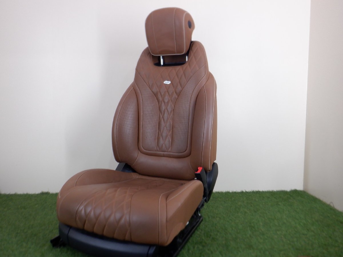 ベンツ純正 DBA-217382C W217 C217 Sクラス クーペ Sクーペ S550 右ハンドル 2016年 フロント シート 右側 運転席 m-23-1-822拍卖
