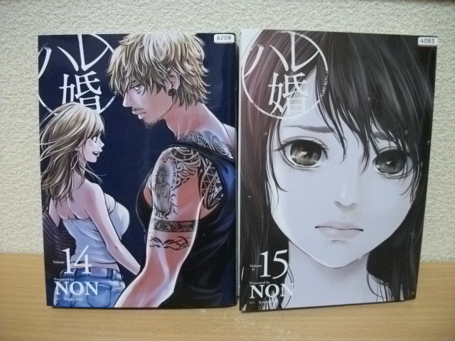 ★【発送は土日のみ】ハレ婚 NON 14巻、15巻 2冊セット(レンタル品)★拍卖