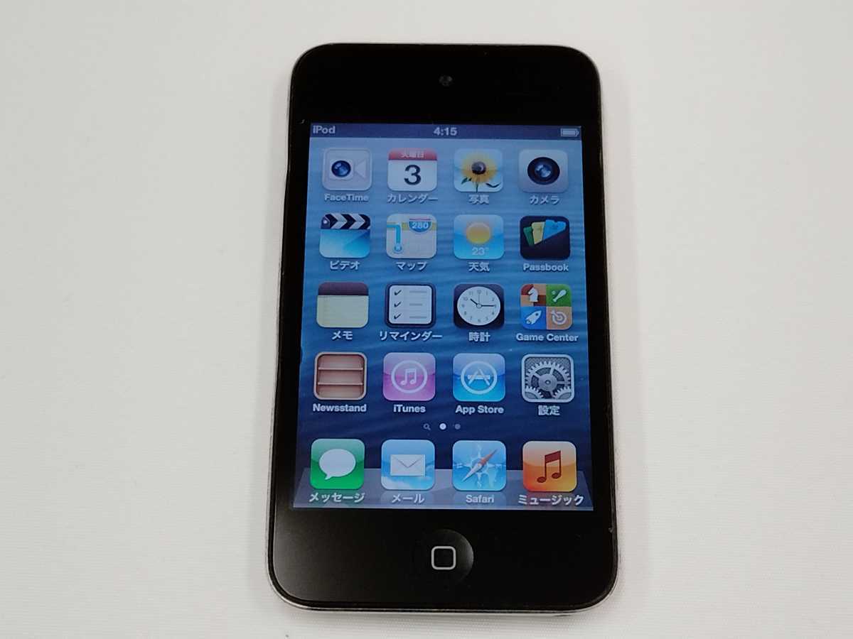 iPod touch 第4世代 8GB 本体 4世代 ホワイト Apple R50125拍卖