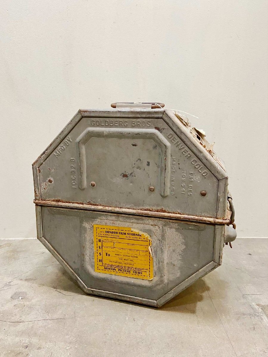 アメリカ ヴィンテージ フィルムケース 映画 インダストリアル 店舗什器 店舗備品 インテリア ディスプレイ アメリカン雑貨【7814】拍卖