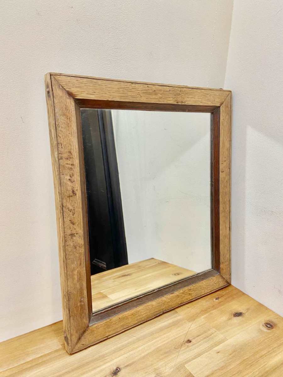 ヴィンテージ ミラー 鏡 フランス 壁掛け ディスプレイ 店舗什器 店舗備品 ビンテージ ウォールミラー シャビー インテリア【909】拍卖