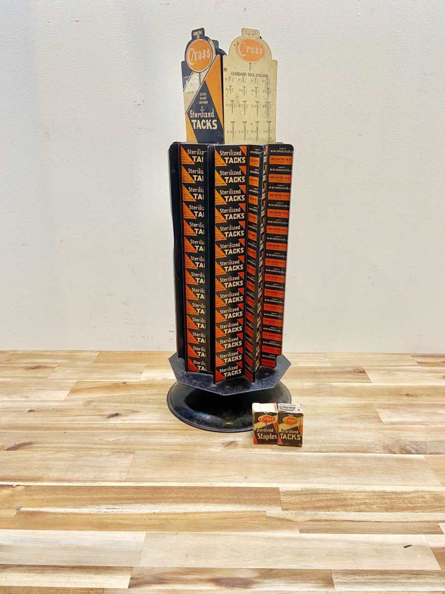 USA W.W. Cross 社 TACKS什器 ビンテージ 店舗什器 ディスプレイ ガレージ 世田谷ベース ディスプレイ 備品 アドバタイジング【485】拍卖