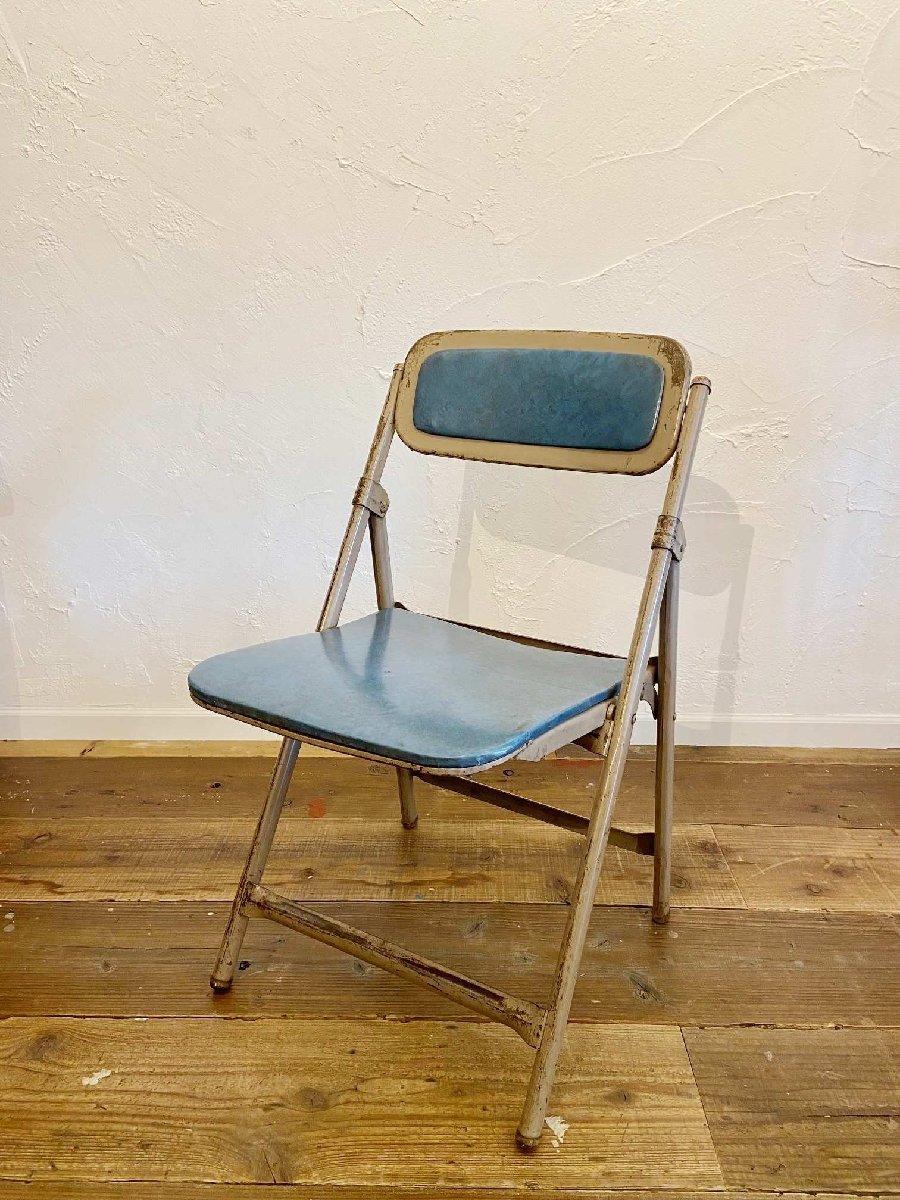 アメリカ ヴィンテージ チェア フォールディングチェア キャンプ ガレージ 椅子 アメリカン 店舗什器 店舗備品 ディスプレイ【8848】拍卖