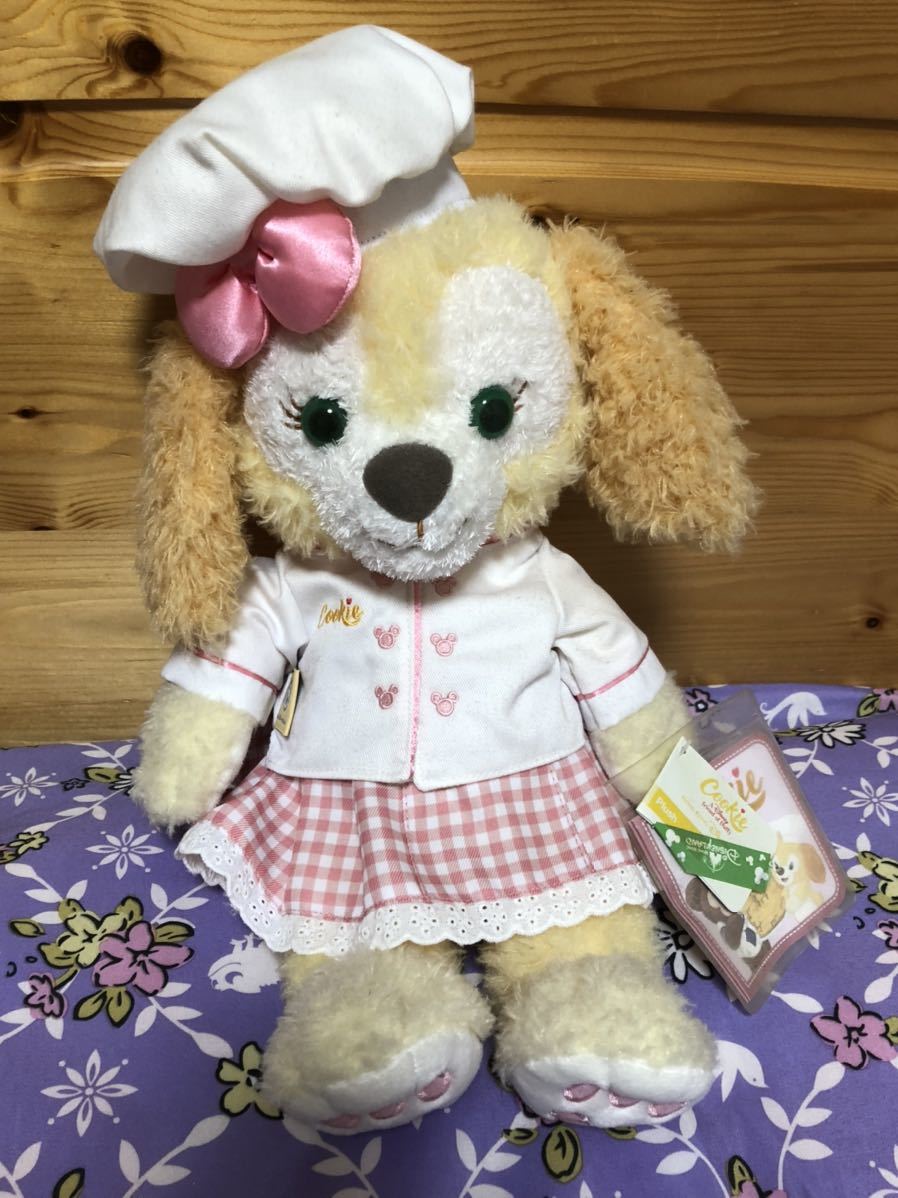 香港ディズニー クッキーアン ぬいぐるみ コスチューム付き タグあり ダッフィー シェリーメイ ステラルー ジェラトーニ拍卖
