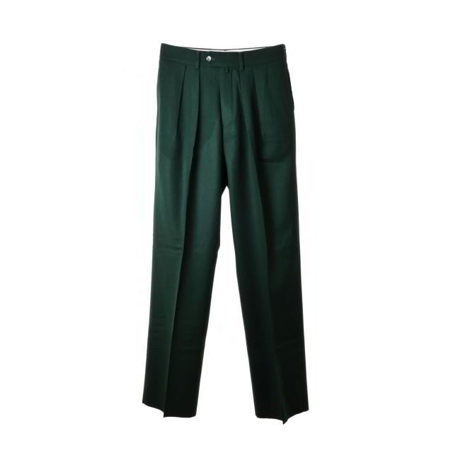 未使用 NEAT Hainsworth Melton ツータック パンツ 44 グリーン ニート KL4CH2US87拍卖