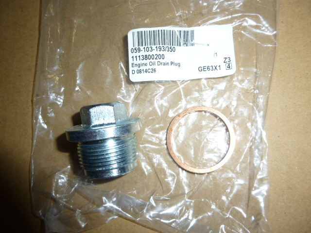 ヴァナゴンT4/ユーロバンT4 2.5用オイルドレンプラグ(ワッシャー付き)新品拍卖