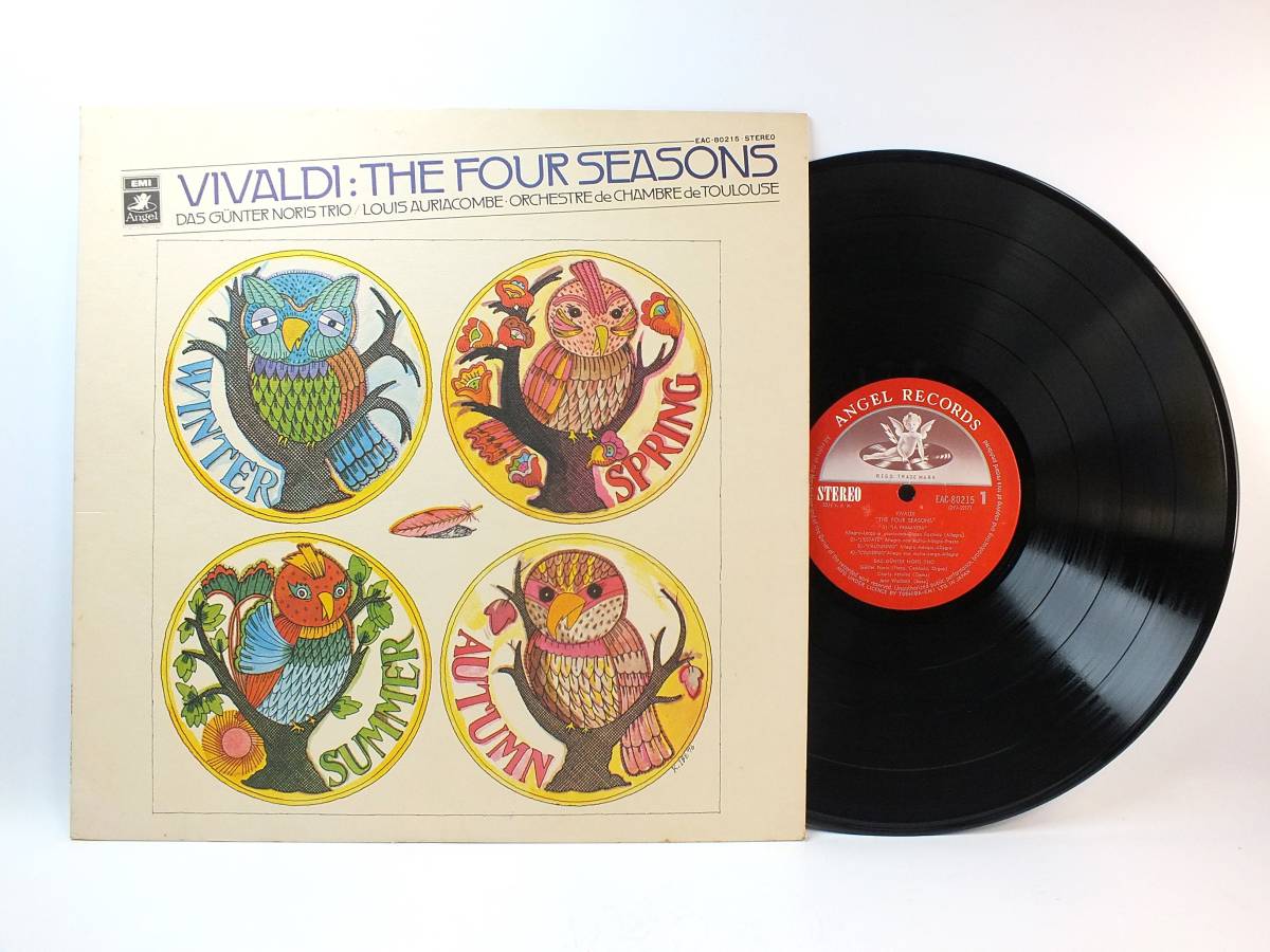 EAC-80215 【ヴァイオリン】 ジョルジュアルマン ギュンター・ノリストリオ ふたつの四季 ヴィヴァルディ LP 【8商品以上同梱で送料無料】拍卖