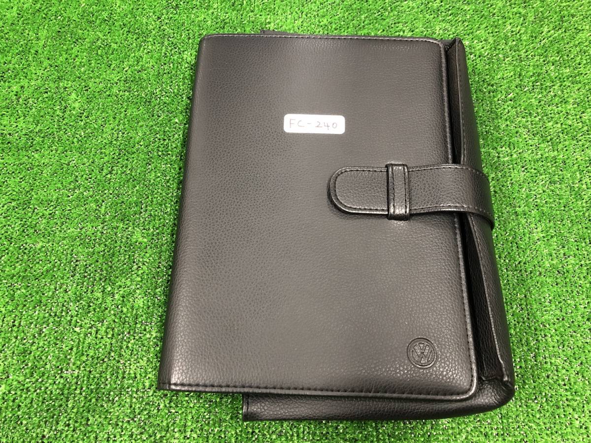 VOLKSWAGEN フォルクスワーゲン 車検証入れ 保証書取説ケース★ FC-240拍卖