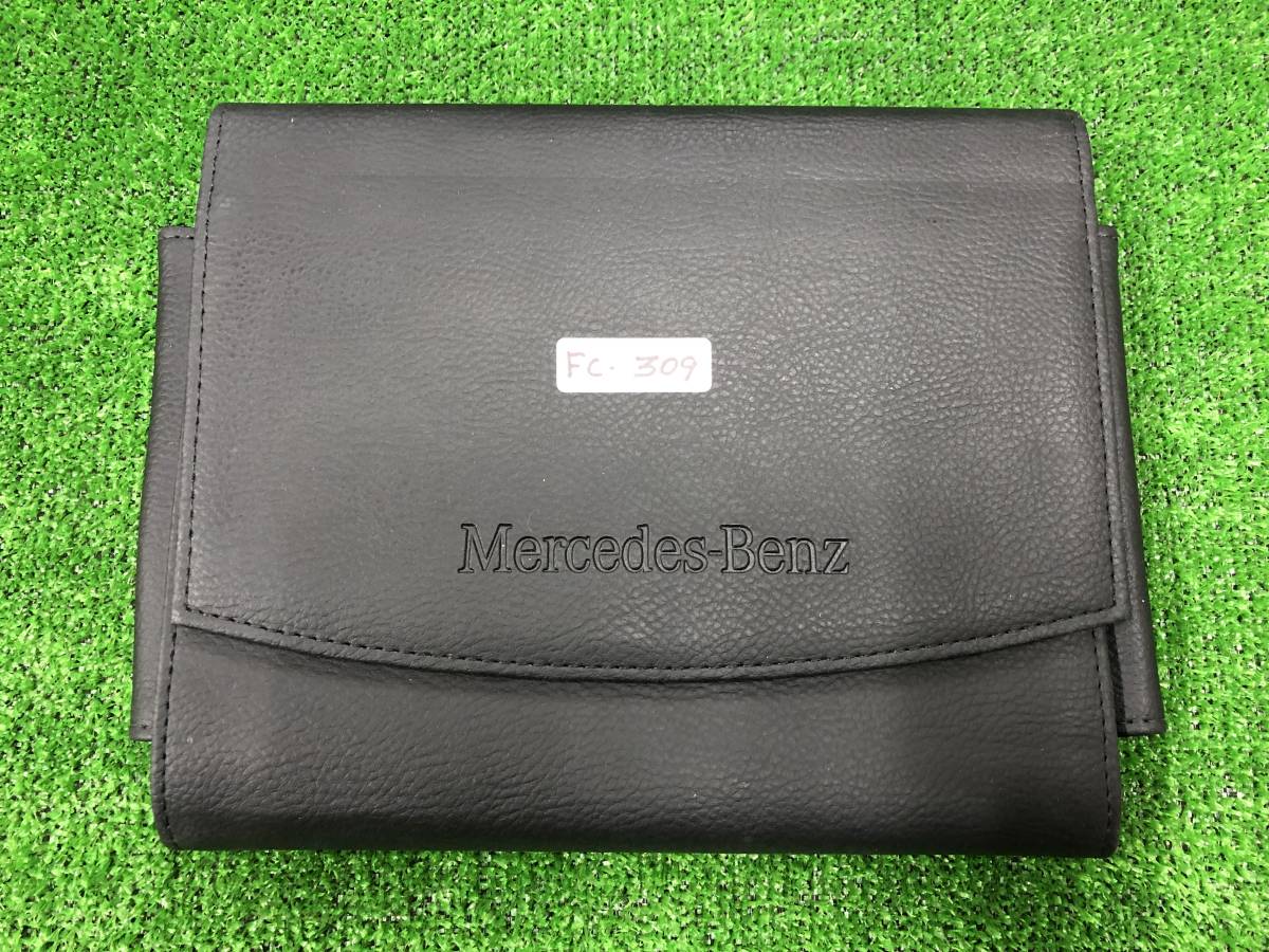 Mercedes-Benz メルセデスベンツ 車検証入れ 保証書取説ケース★ FC-309拍卖
