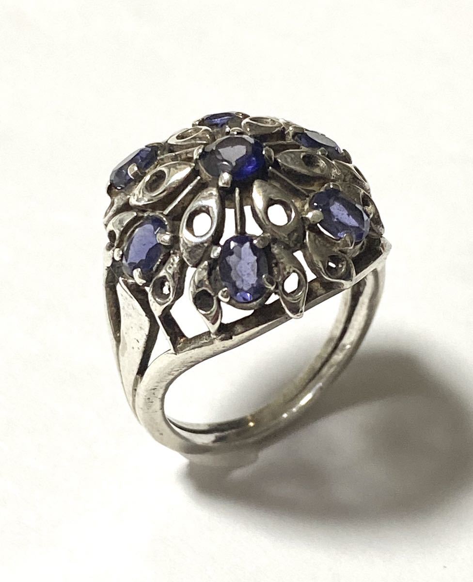 アイオライト リング シルバー925 SILVER 指輪 カラーストーン拍卖