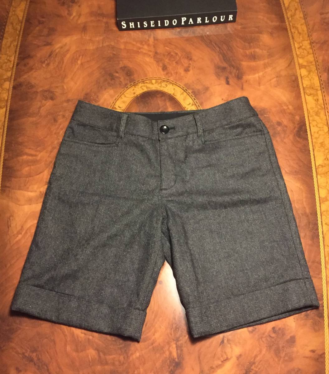 レディース ショート パンツ・ウール混・L相当・グレー・良品・送料230円拍卖