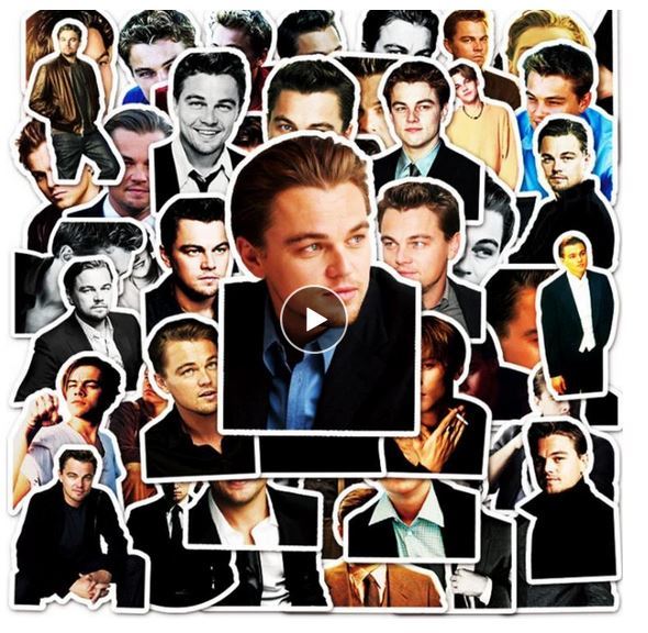 レオナルドディカプリオ ダイカット ペーパーステッカー50枚セット拍卖