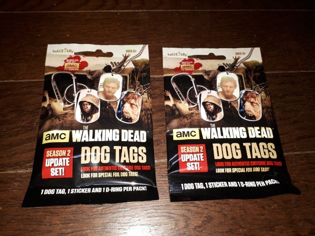 ウオーキングデッド ドックタグ 2パックセット拍卖
