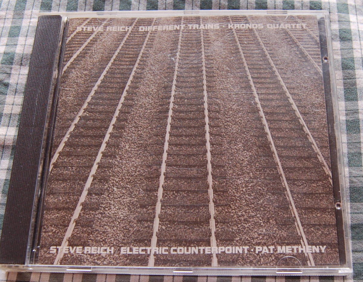 傑作【送料無料】STEVE REICH Pat Metheny【Different Trains, Electric Counterpoint】米盤 中古美品拍卖