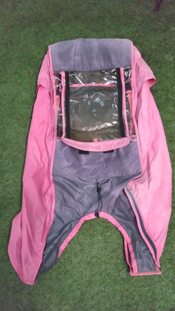 チャイルドシートレインカバー マルト製 大久保製作所 ピンク 中古品拍卖