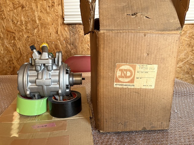 日本電装 デンソー エアコンコンプレッサー 10P13E 047200-2592 R-12 新品保管品 管理№C-019拍卖