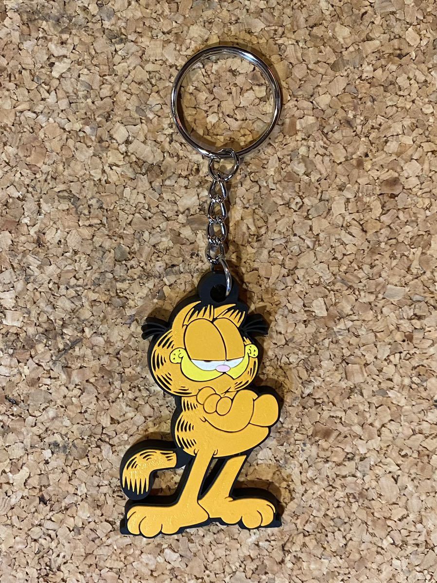★送料無料★ガーフィールド ラバー キーホルダー キーリング キーチェーン アメリカン雑貨 キャラクター アメコミ アメトイ ローライダー拍卖
