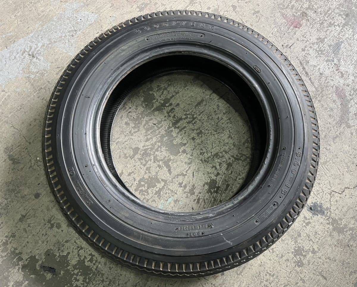 グッドイヤー goodyear バイアスタイヤ 5.60-15 4PR 希少 観賞用 インテリア フォルクスワーゲン 空冷 ビードル カルマンギア 旧車 NO.800拍卖