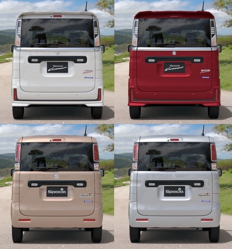 スズキ純正 バックドアガーニッシュ (ブラック) スペーシア MK53S拍卖