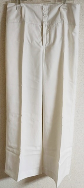Mサイズ ETHIQUE 長ズボン ワイドパンツ 裏地付き 白拍卖