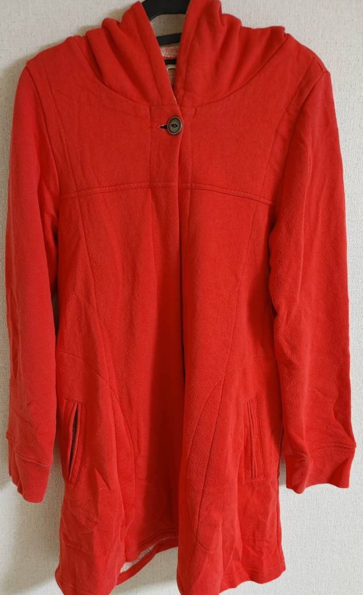 Fサイズ PRD 長袖 スウェット カーディガン 赤拍卖