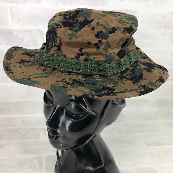 米軍放出品 U.S.M.C COVER FIELD MARPAT WOODLAND ブーニーハット 帽子 SP0100-04-D-0394/0002 SIZE:XX-S【2】MU632023012703拍卖