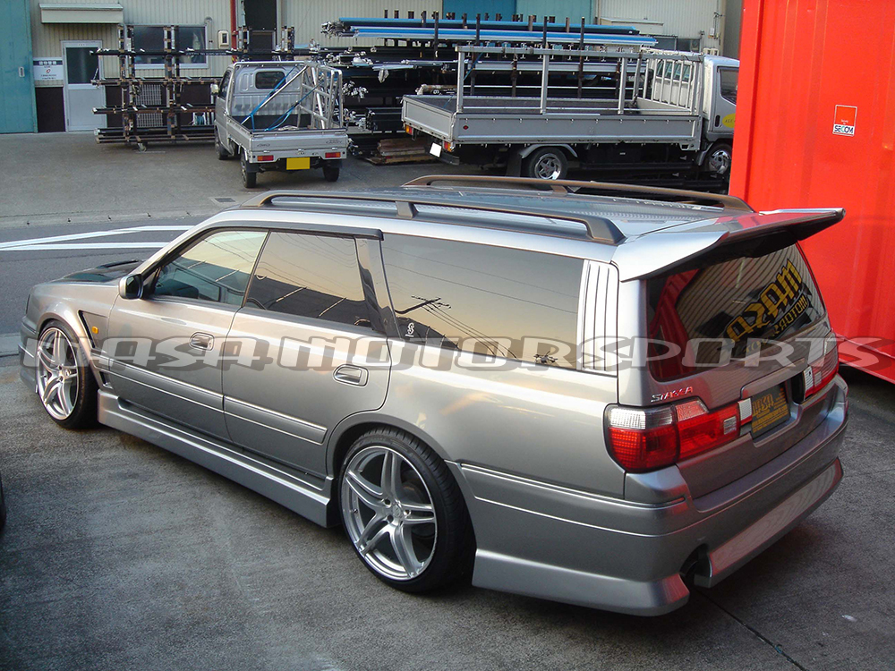 STAGEA Side Steps m-34 WGC34ステージア サイドステップ オーテックVER RB26 260RS RB25DET RB20 対応品 ドレスアップパーツ拍卖