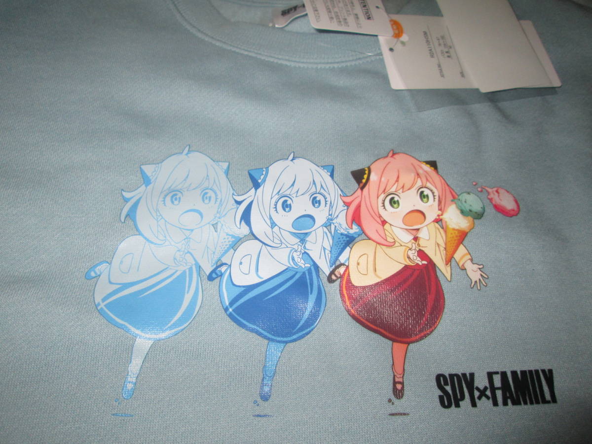 〇。゜〇新品♪SPY×FAMILY スパイファミリー アーニャ ワンピース裏起毛タイプ 水色 M 〇゜。〇拍卖