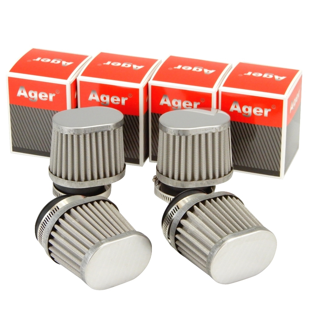 パワーフィルター 50mm オーバル ステンレス 4個 ホンダ CB-1,CB400SF,CBR400F,CBR400R,CBR400RR,CBX400F,FZR400R,FZR400RR拍卖