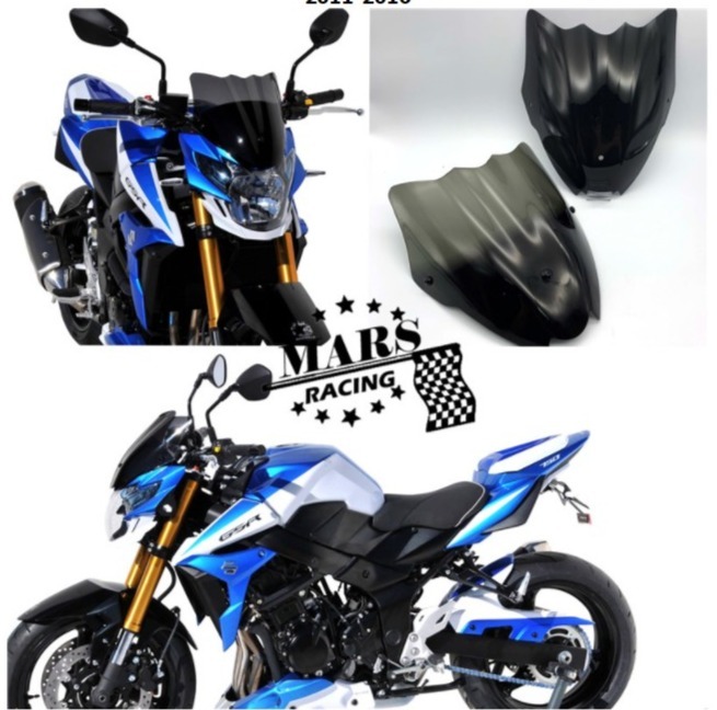 ★☆【47%OFF!!】スズキ GSR750 2011-2016 ウインドスクリーン 風防 ディフレクターバイザー ダークグレー バイク☆★拍卖