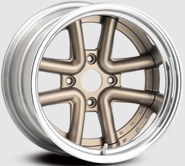 【M's】 WALD ホイール OCTOPUS RACING 1本 15インチ 8.0J マットブロンズ 4穴 旧車 オクトパスレーシング ヴァルド アルミホイール拍卖