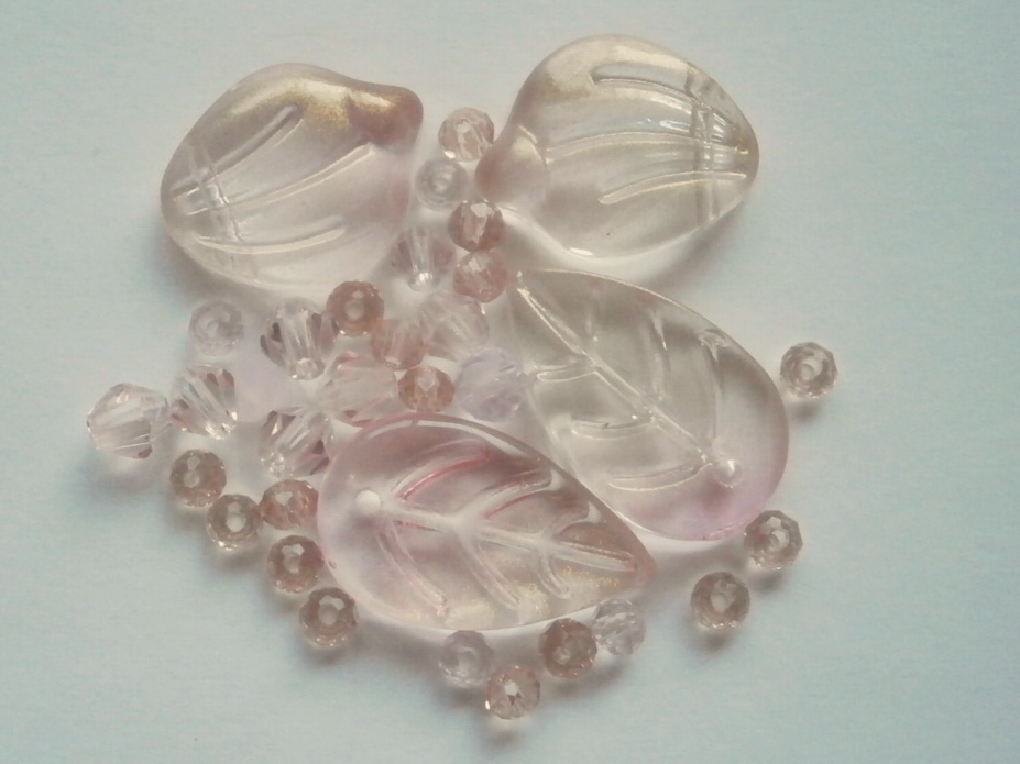 ガラスビーズ★アソート★ピンク系★C拍卖