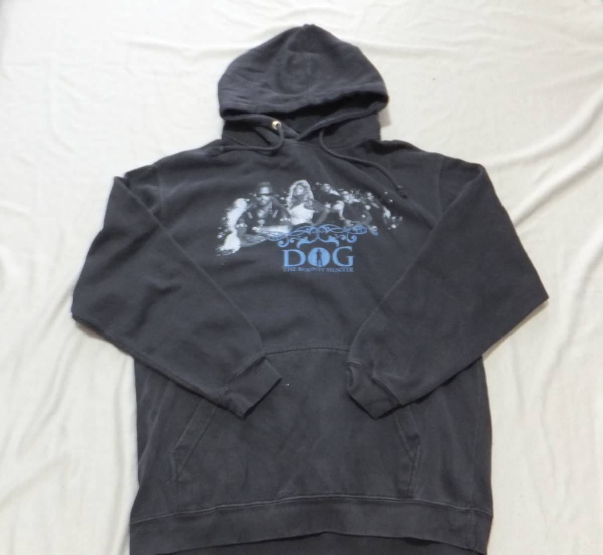 海外 輸入 古着 USA DOG THE BOUNTY HUNTER スウェット パーカー フゥーディー アメカジ アメリカ サイズ S拍卖