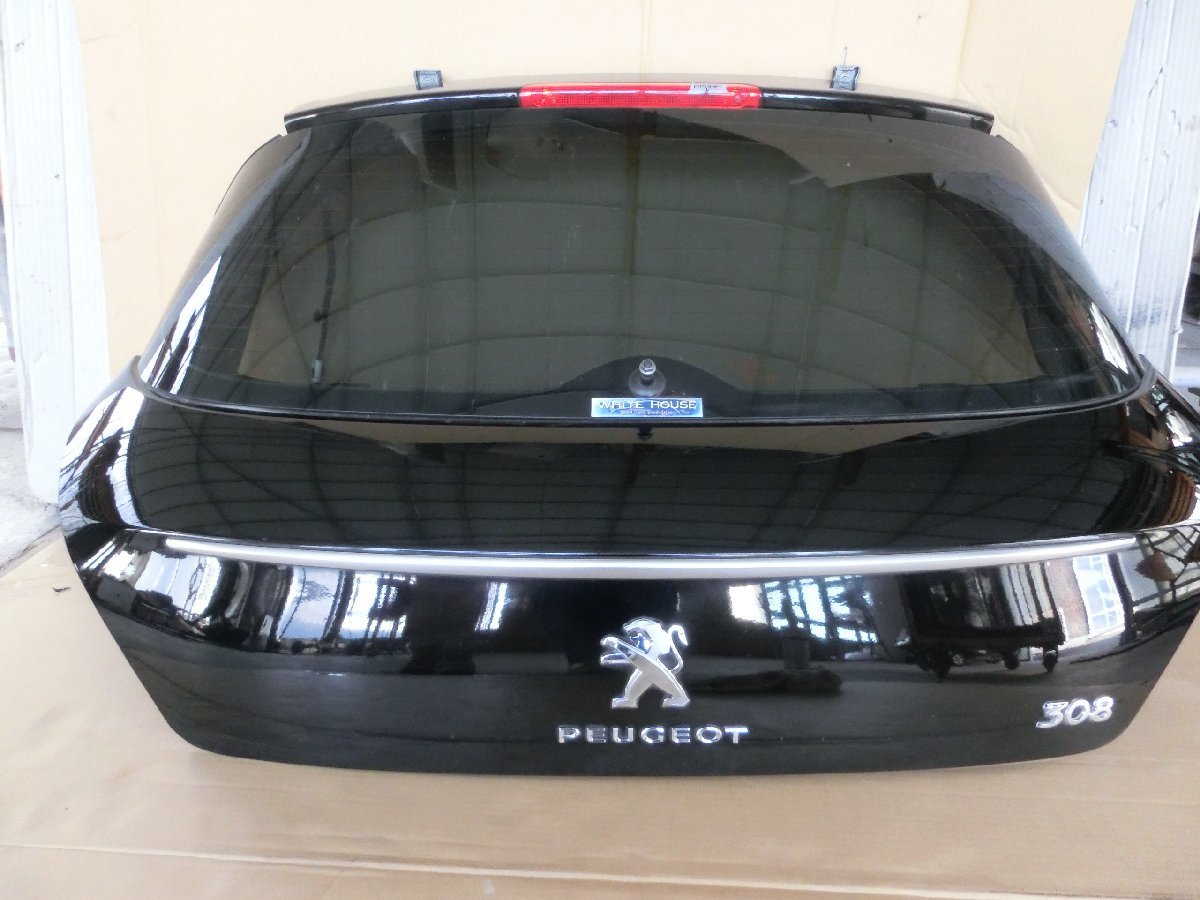 プジョー308 バックドア KTV 平成25年 ABA-T75F02 リア ゲート 目立つキズ.ヘコミ無 プレミアム 6万Km nn拍卖