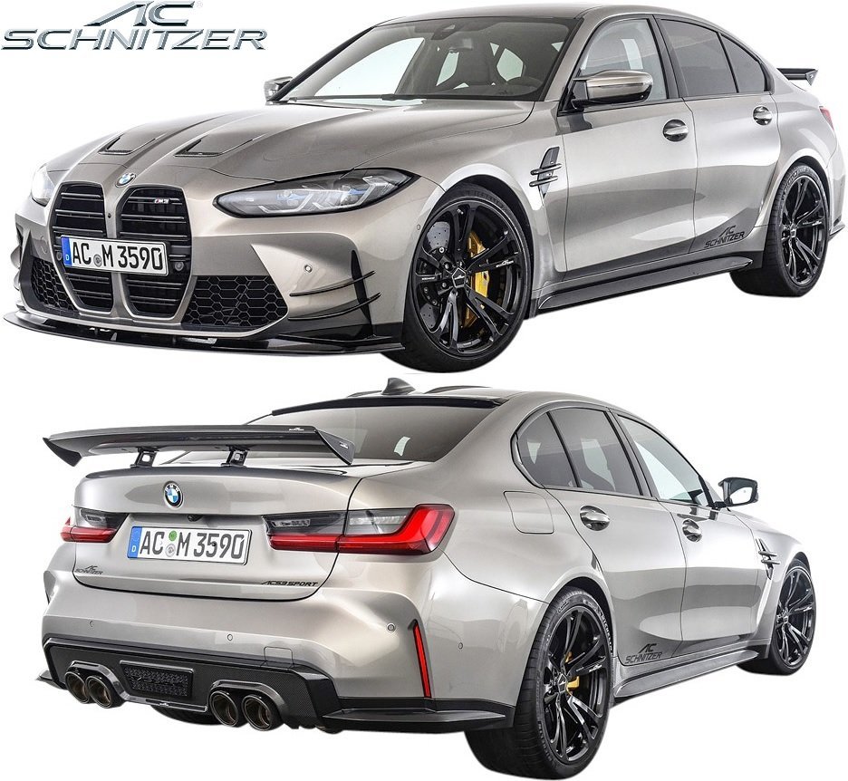 【M’s】 G80 BMW M3 (2021y-) AC SCHNITZER エアロキット 4P // FRP+カーボン ACシュニッツァー フルエアロ フルキット エアロ パーツ拍卖