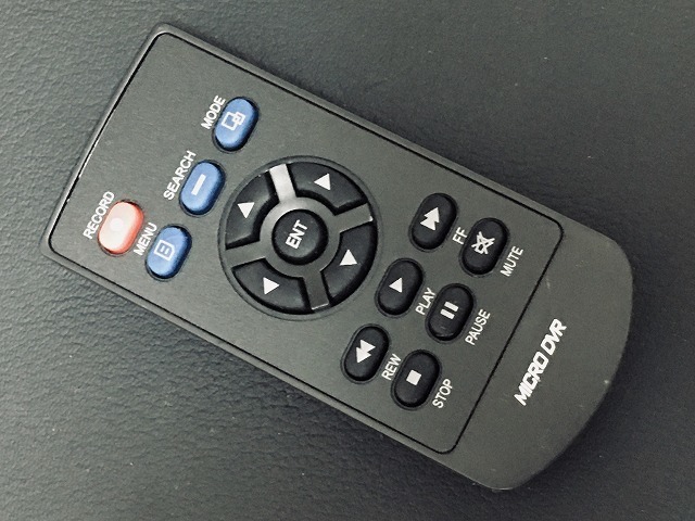 ☆ KCD-SD01 MICRO DVR SDカード録画機能搭載バンダルカラードームカメラ用リモコン拍卖