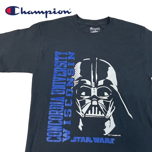 ★Champion STARWARS カレッジ Tシャツ コンコルディア大学拍卖
