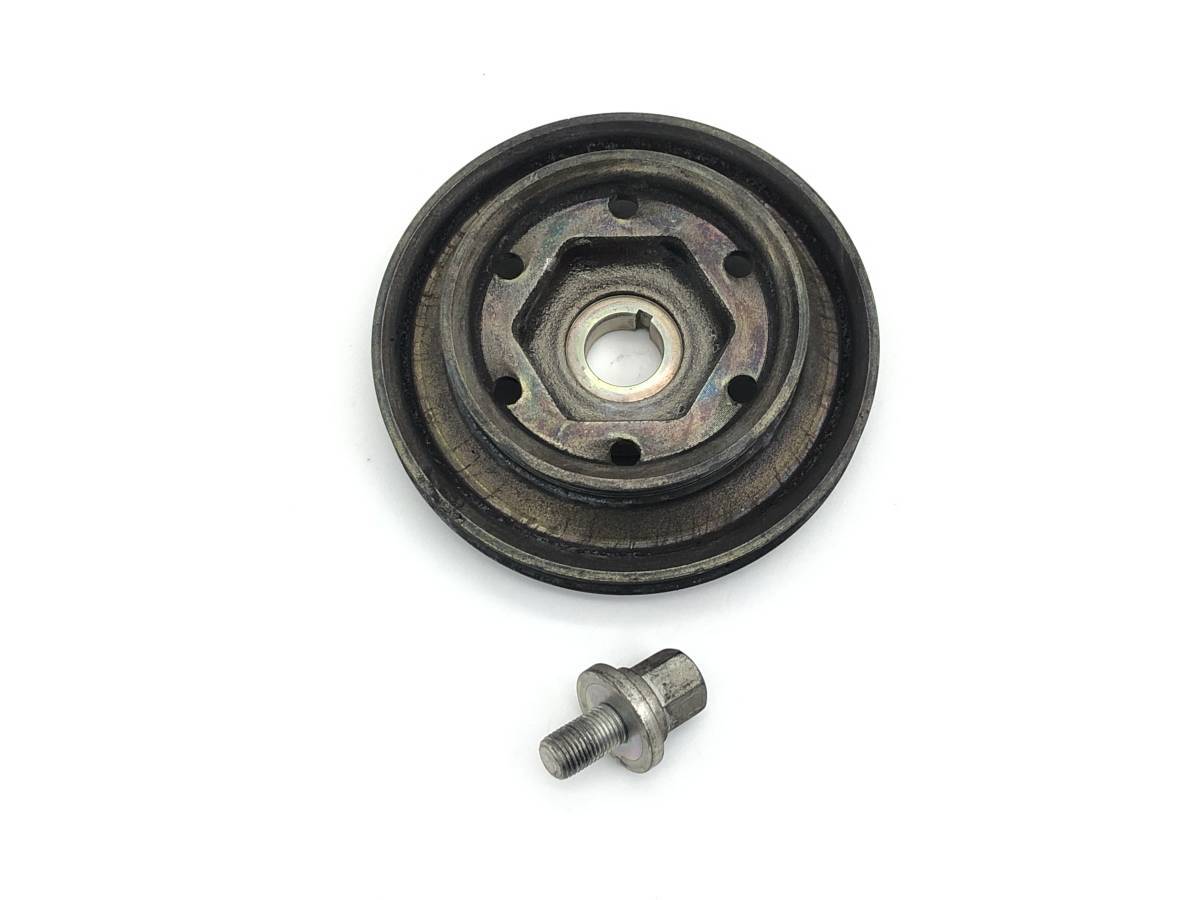 _b117437 ホンダ バモスホビオ プロ HJ1クランク シャフト プーリー E07Z HM3 HM4 HJ2 HM1 HM2 アクティ HH5 HH6拍卖