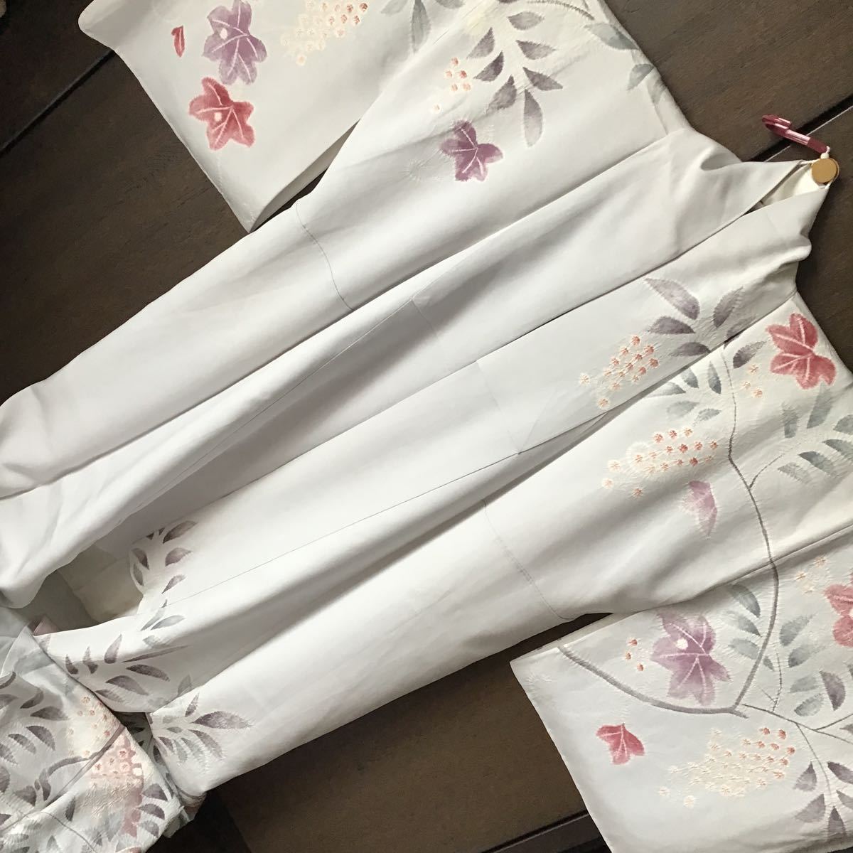 手絞り♪正絹誂え♪裄67強♪しつけ糸付♪凄く素敵拍卖