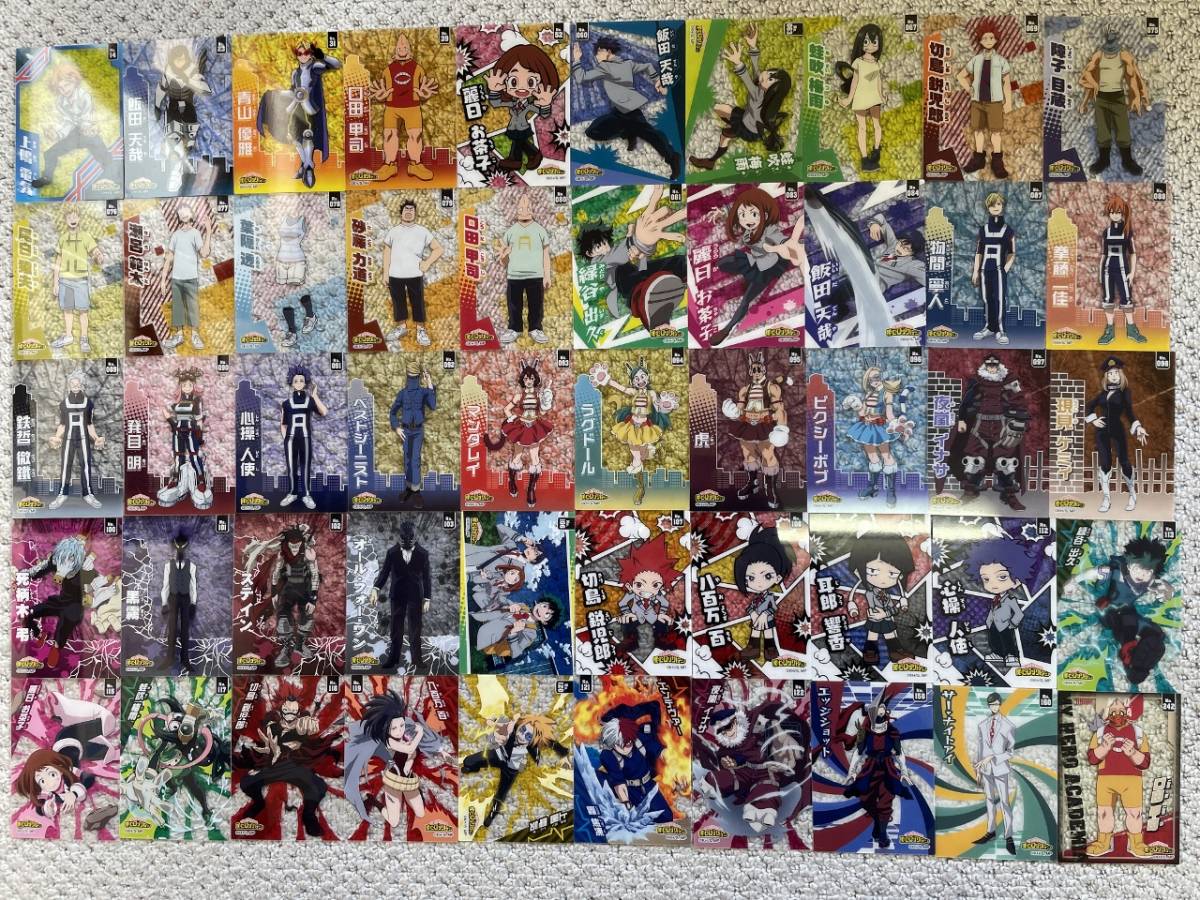 ☆送料無料☆僕のヒーローアカデミア【まとめ大量】コレクションカードガム クリアカード50枚セット#1拍卖