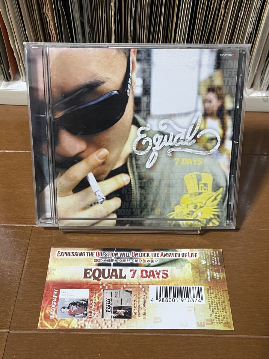 【CD】E QUAL / 7 DAYS / 帯 / 日本語ラップ J-RAP / HIPHOP / TOKONA-X / AKIRA / BALLERS / M.O.S.A.D. /拍卖
