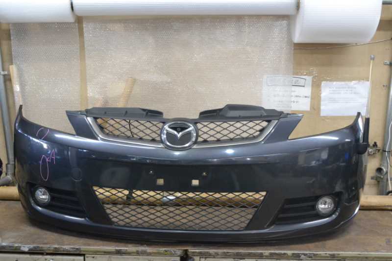 プレマシー 前期(CREW) 純正 破損無 動作保証 フロントバンパー グリル カメラ コーナーポール フォグランプ付 28B 0235-50 031 k068587拍卖