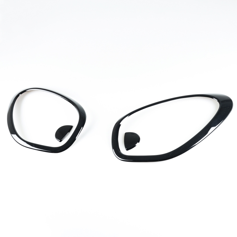 ミニクーパー用 R60 R61用 2010-2016 光沢グロスブラック ヘッドランプリム フロントランプリム ヘッドライトトリム 4PCS拍卖