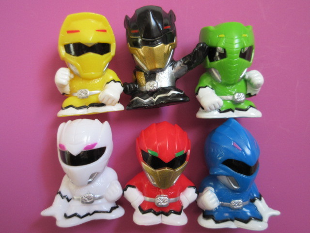 動物戦隊ジュウオウジャー6種セット ソフビマスコット/すくい人形/ジュウオウザワールド他/商品説明欄全部必読!入札条件&取引条件厳守 拍卖