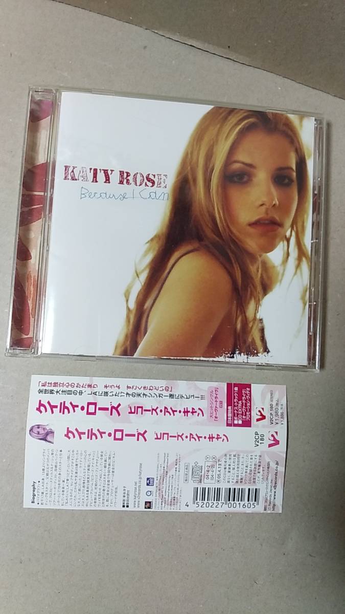 CD/ポップス、ロック KATY ROSE / BECAUSE I CAN 2004年 日本盤 中古 ケイティ・ローズ拍卖