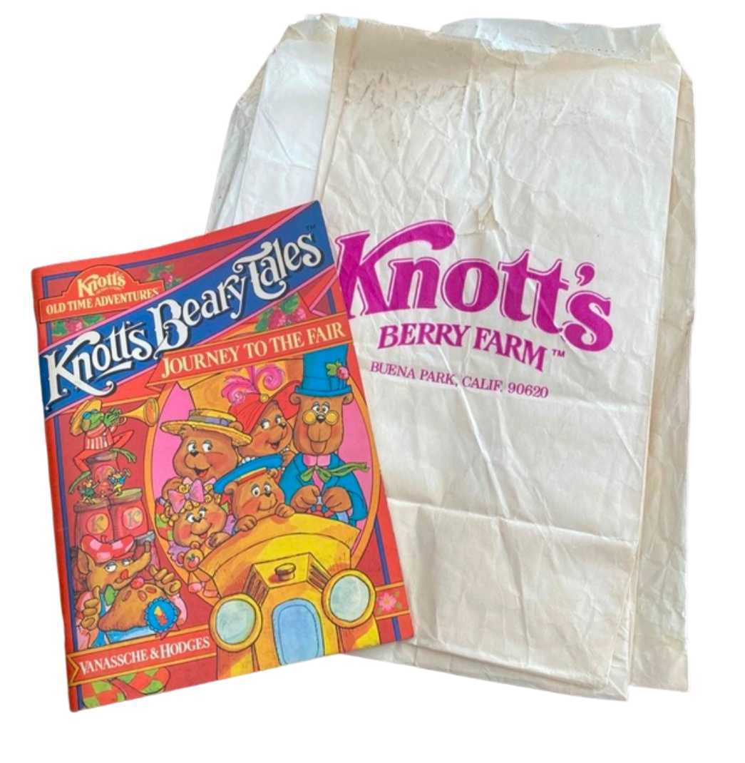 希少 USヴィンテージ ナッツベリーファーム Knott's berry farm 絵本 紙袋付き拍卖