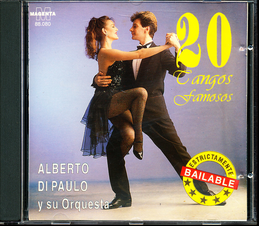 アルベルト・ディパウロ/Alberto Di Paulo - 20 Tangos Famosos タンゴ 4枚同梱可能 v2n拍卖